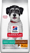 Hill's Science Plan Perfect Weight & Active Mobility Small & Mini Nourriture pour chiens adultes au Kip 6 x 1,5 kg