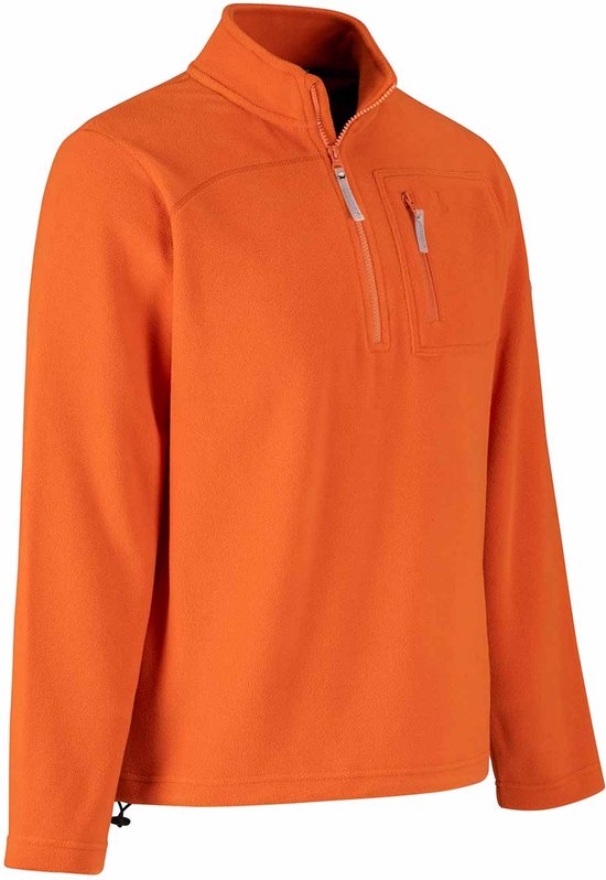 BJØRNSON Mels Fleece Pull-Over Homme - 4 Saisons - Pull - Taille L - Oranje