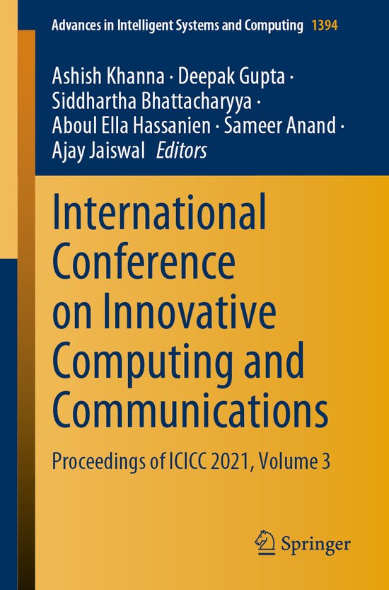 International Conference on Innovative Computing and Communi ... - cover
