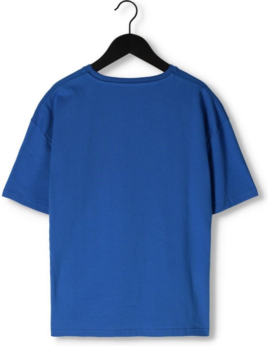 HOUNd Oversized Tee S/s Polo's & T-shirts Jongens - Polo shirt - Kobalt - Maat 152