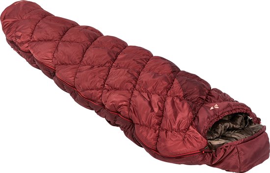 Bol.com VAUDE - Meglis 1100 SYN - Dark cherry - Slaapzak Synthetisch - Greenshape aanbieding