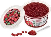 Inspire Food Company - Bubble tea - Bubble Tea Parels - Popping Boba Pearls - Popping Fruitparels - Frambozen smaak - 450 gram