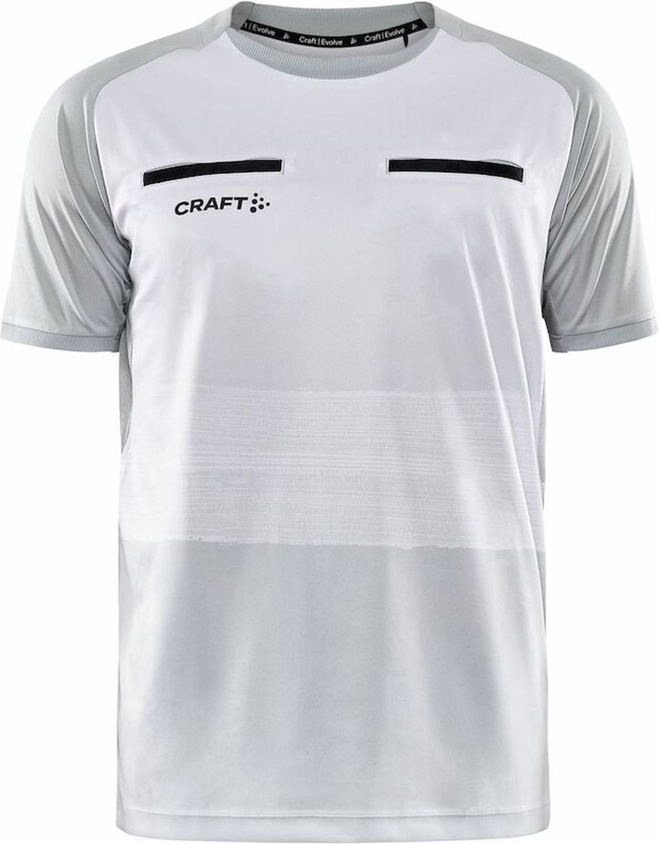 Craft Evolve Scheidsrechtersshirt Korte Mouw Dames - Lichtgrijs | Maat: L
