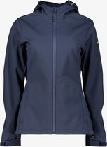 Mountain Peak dames outdoor softshell jas blauw - Maat M - Winddicht en waterafstotend - Ademend materiaal