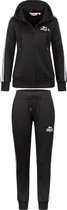 Lonsdale Damen Trainingsanzug Bromley Trainingsanzug mit Kapuze Black/White-S