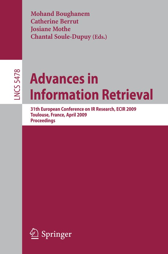 Advances in Information Retrieval - cover