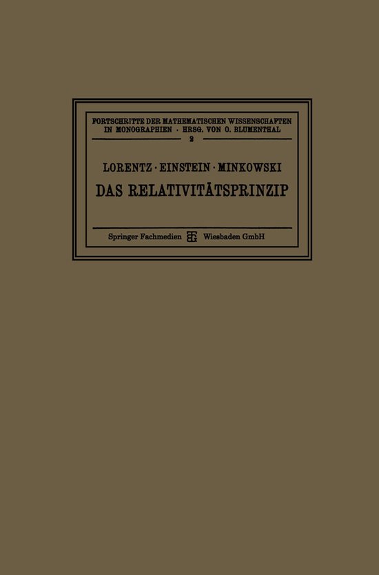 Das Relativitätsprinzip