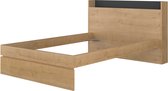 Trasman - Tweepersoonsbed Sanna 140x190 - 160x200 - Bruin