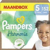 Couches Pampers Harmonie - Taille 5 (11-16kg) - 152 Couches - Boîte Mensuelle
