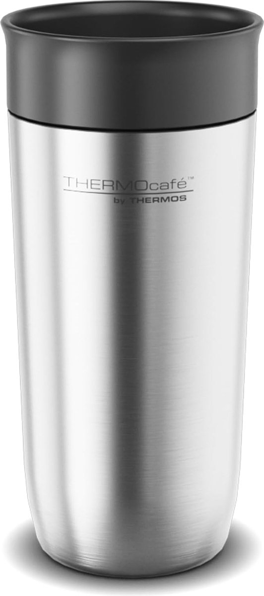 DRINKMOK 0,50 l, stalen mat, thermische mok van roestvrij staal, 6 uur warm / 12 uur koud, absoluut lekvrij voor universiteit, kantoor, van THERMOS, koffiemok, afneembare sluiting, drinkbeker, thermosbeker