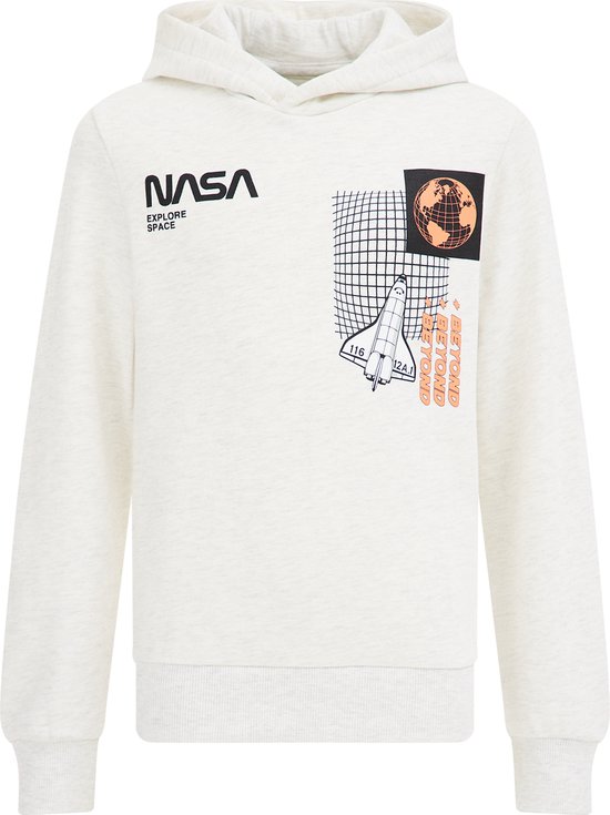 WE Fashion Jongens NASA® hoodie met opdruk