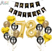 XXL party ® Ballon aluminium numéro 78 - XXL numéro 8 et