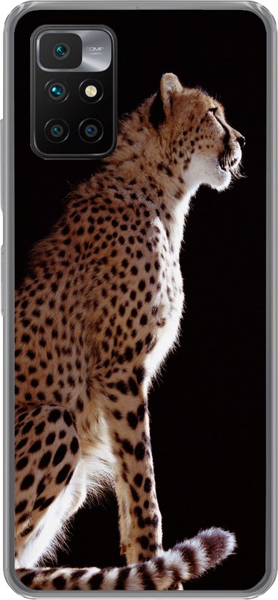 Coque Xiaomi Redmi 10 - Cheeta - Animaux - Légère - Coque de téléphone en Siliconen