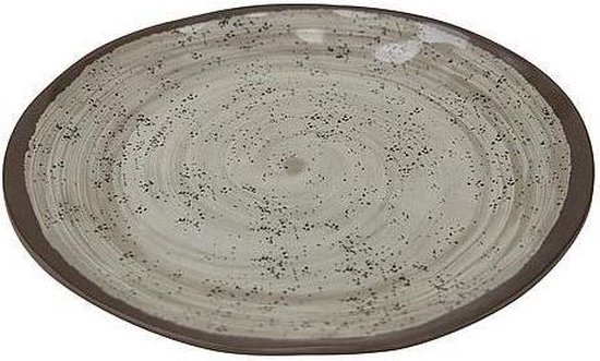 Bo-Camp - Dinerbord - Halo - 4 Stuks - Melamine - Beige van Bo-Camp — afbeelding 4