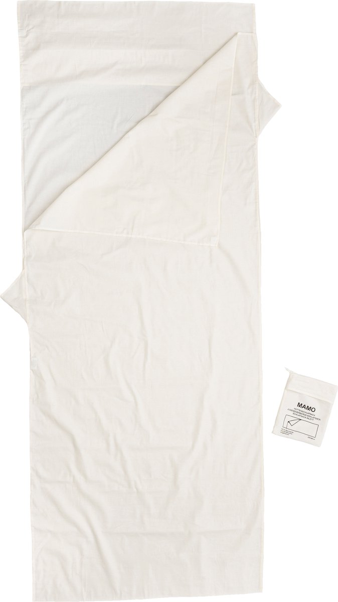 Cocoon Binnenslaapzak Mamo Travelsheet 220 X 88 Cm Katoen Wit van Cocoon — afbeelding 5
