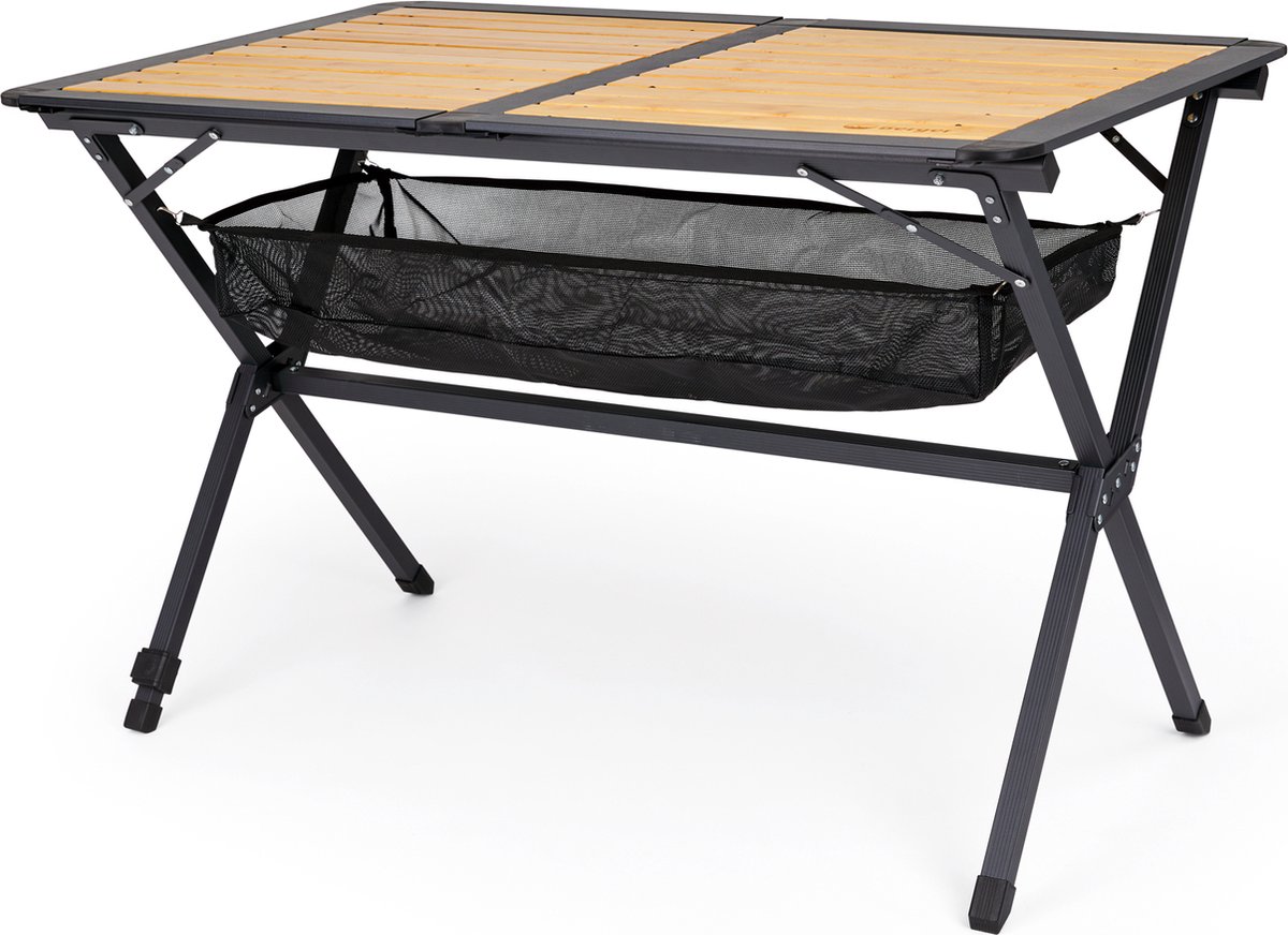 Berger Aluminium Bamboe Roltafel zwart