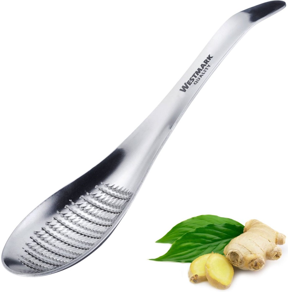 Westmark gemberrasp uit rvs met handvat 4.2x1.7x18.3cm