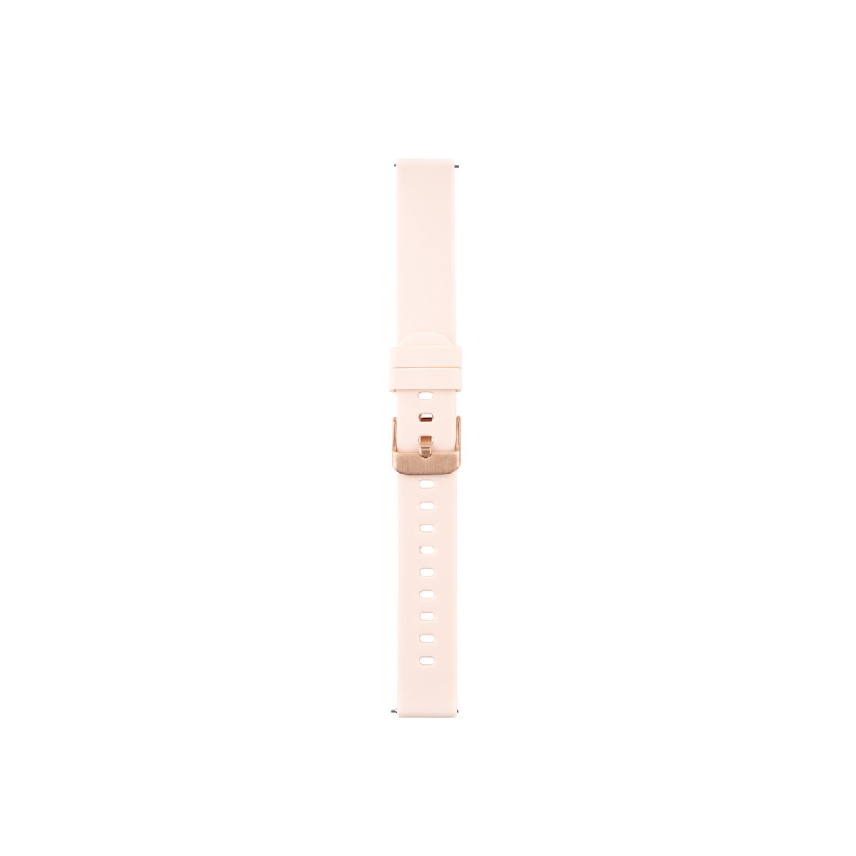 Bizoule Silicone Bandje 16mm - Roze met rose-goude gesp - voor Smarwatch Beleza