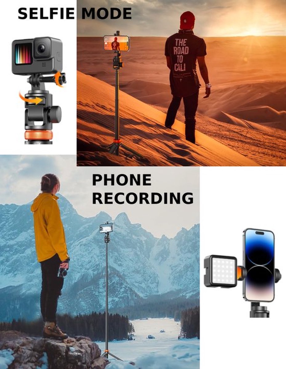 Sounix Bluetooth Selfie Stick Tripod thumbnail 5