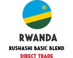 Rwanda Rushashi basic blend - Direct Trade - vers gebrand - 1000 gram