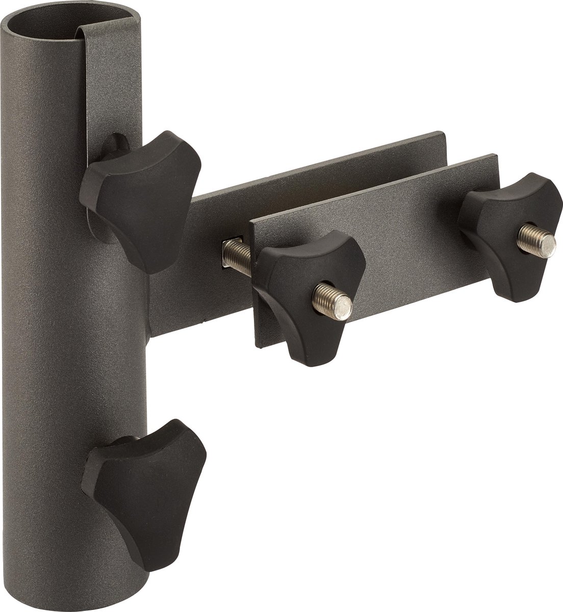 Platinum Sun & Shade – Balkonklem – Verticale platte reling - Ø3,8cm - Veilige bevestiging - Ruimtebesparend