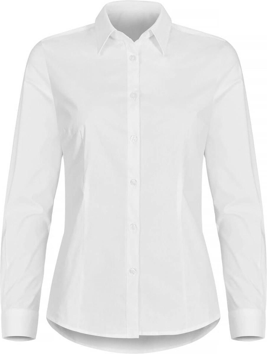 Clique Stretch Shirt L/S Women 027961 - Wit - 40/L