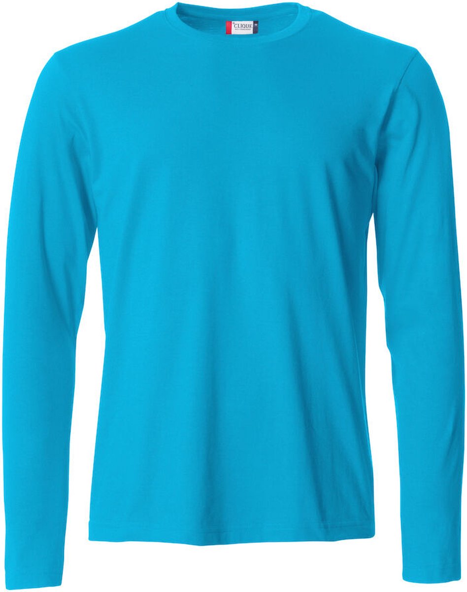 Clique Basic-T L/S 029033 - Turquoise - XXL
