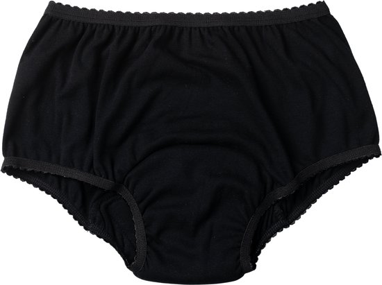 Slip lavable pour incontinence noir femme - Taille XXL - Sous-vêtements femme