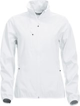 Clique Basic Softshell Jacket Ladies 020915 - Vrouwen - Wit - XXL