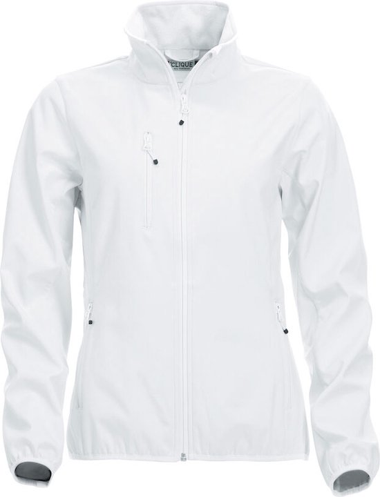 Clique Basic Softshell Jacket Ladies 020915 - Vrouwen - Wit - XXL