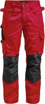 Jobman 2321 Service Trousers 65232120 - Rood/Zwart - D120