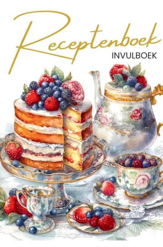 Receptenboek Invulboek en recepten verzamelboek: Bewaar mijn ... - cover