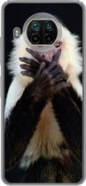 Geschikt voor Xiaomi Mi 10T Lite 5G hoesje - Aap - Wilde dieren - Portret - Siliconen Telefoonhoesje