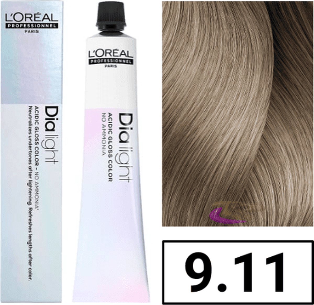 Goedkoopste Dye No Ammonia L'Oreal Professionnel Paris Dia Light 50 ml Nº 9,11