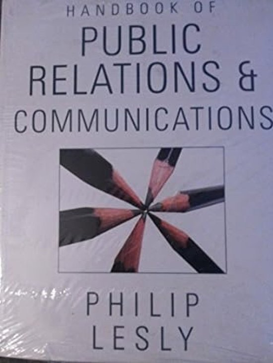Handbook of Public Relations and Communications - cover