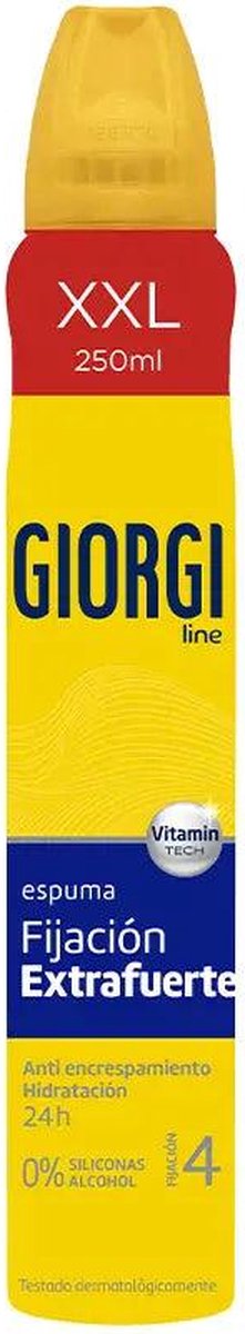 Styling Mousse Giorgi Nº4 Extra strong (250 ml)