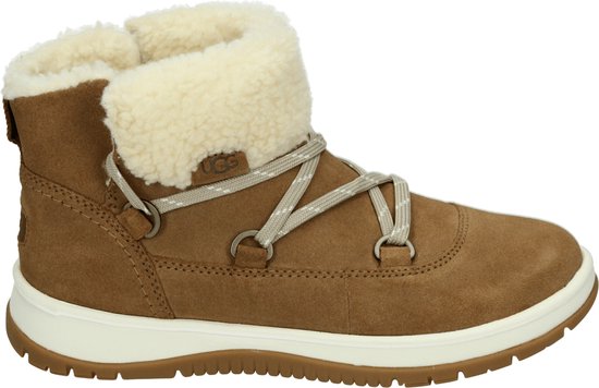 Foto: Ugg lakesider heritage lace w veterlaarzenhoge sneakersdames sneakersdames veterschoenenhalf hoge schoenen kleur cognac maat 39