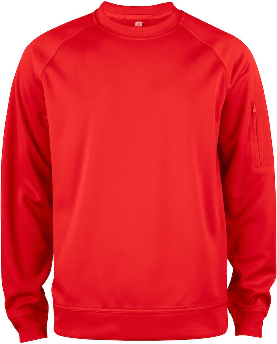 Clique Basic Active Roundneck 021010 - Rood - XXL
