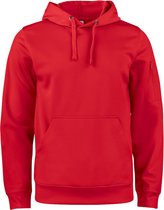 Clique Basic Active Hoody 021011 - Rood - XS