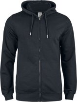 Clique Premium OC Hoody Full Zip 021004 - Zwart - XS