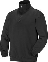 Jobman 5500 Halfzip Sweatshirt 65550010 - Zwart - XXL