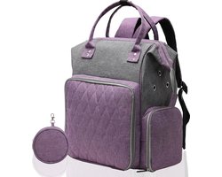 CarryQuest® - Breitas - Brei - Haak - Opberg - Tas - Brei Tas - Haak Tas - Wol - Paars - Dubbele Schouder - Gehaakt - Organizer - Brei Benodigdheden - Haak Benodigdheden - Garen - Accessoires - Breien - Haak - Projecten - Bol.com