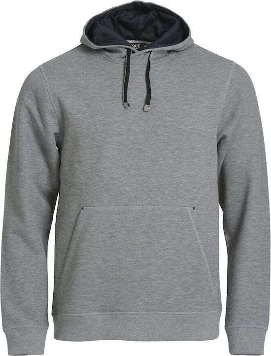 Clique Classic Hoody 021041 - Antraciet Melange - M