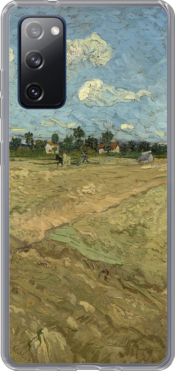 Telefoonhoesje Geschikt voor Samsung Galaxy S20 FE hoesje - Geploegde akkers - Vincent van Gogh - Siliconen Telefoonhoesje Telefoonhoesje