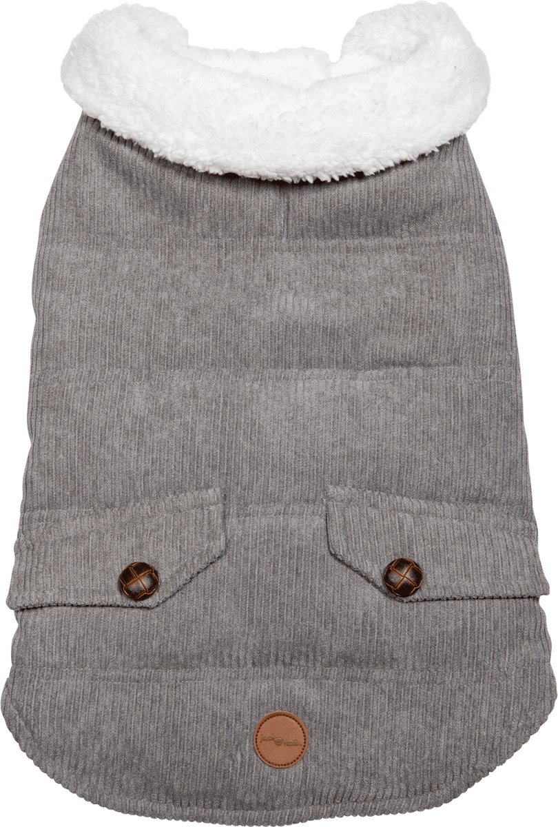 Jack And Vanilla - Jassen - Dogwalk Jas Corduroy - Grijs - Xs 65/0188 - 177772