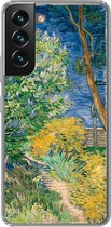 Geschikt voor Samsung Galaxy S22 hoesje - De struiken bij Arles - Vincent van Gogh - Siliconen Telefoonhoesje