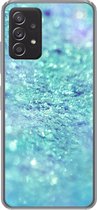 Geschikt voor Samsung Galaxy A53 5G hoesje - Blauw - Licht - Abstract - Siliconen Telefoonhoesje