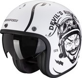 Scorpion Belfast Evo Romeo Matt White-Black XL - Maat XL - Helm