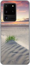 Geschikt voor Samsung Galaxy S20 Ultra hoesje - Zonsondergang in een landschap in Nederland - Siliconen Telefoonhoesje