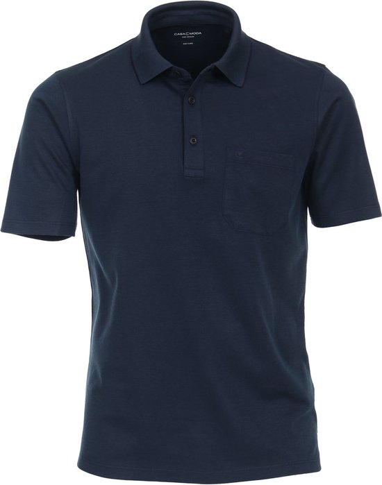 Casa Moda - Polo Donkerblauw - Regular-fit - Heren Poloshirt Maat 6XL